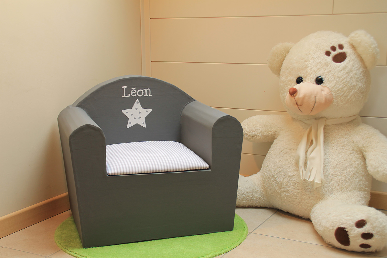 fauteuil personnalisé Léon